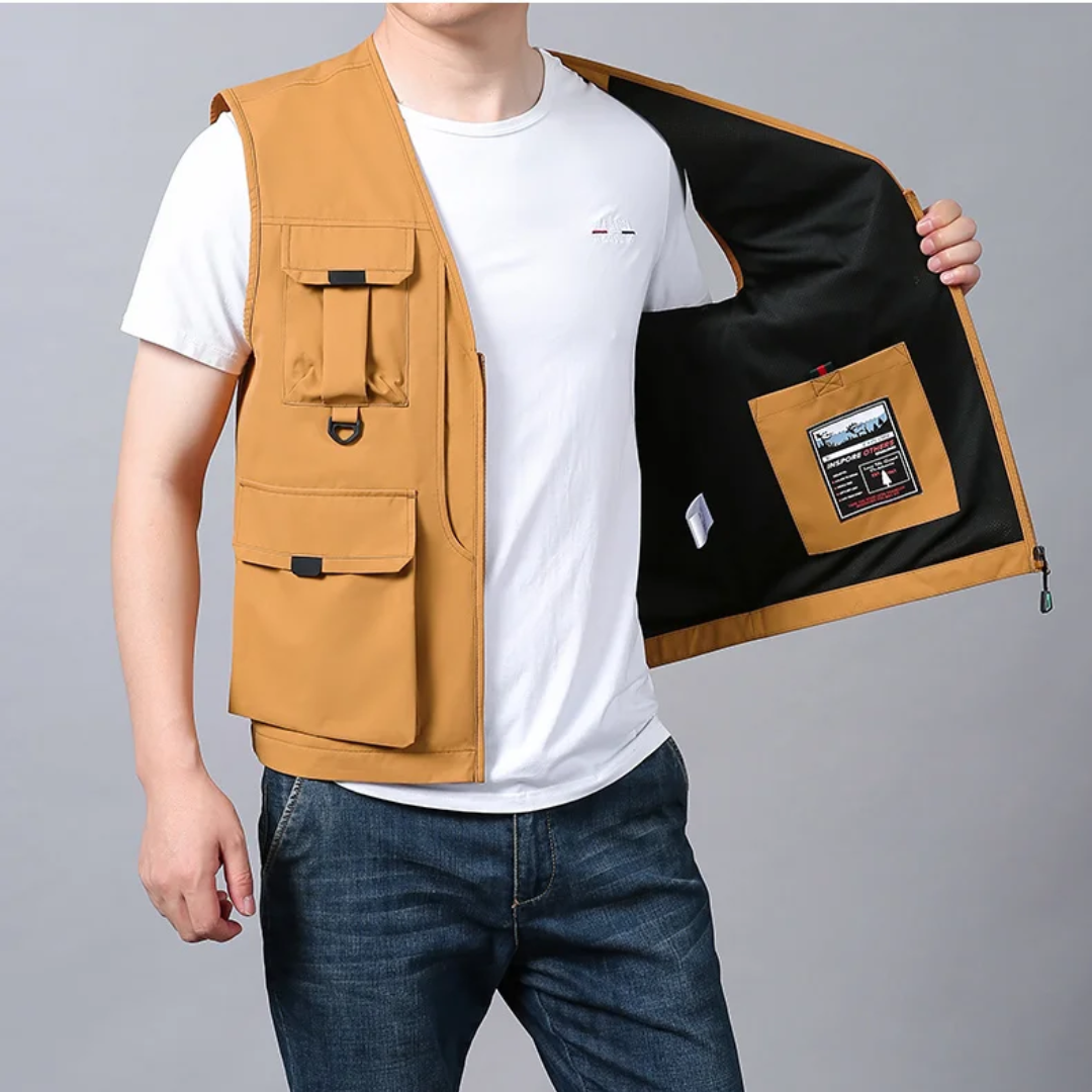 Eloïs – Gilet cargo respirant multi-poches