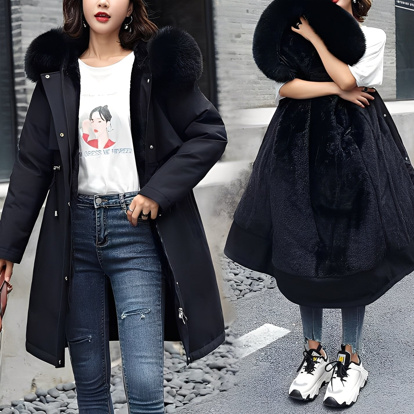 Evette | Manteau Chaud D’Hiver Pour Femme