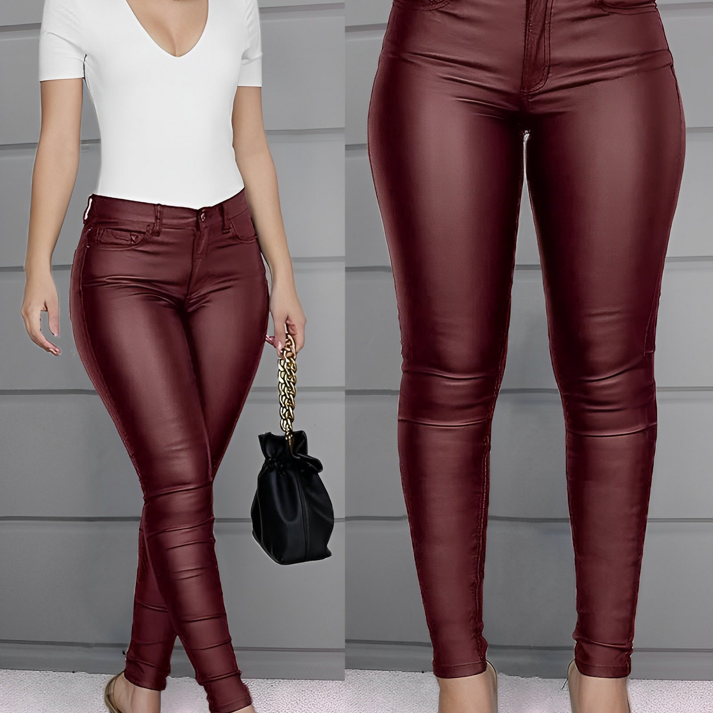 Pellechic | Pantalon Ajusté Élégant