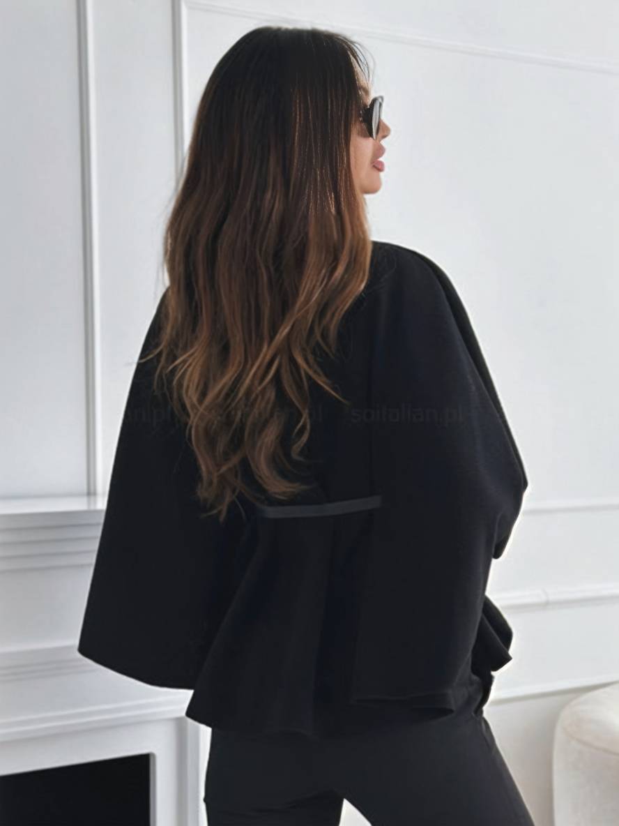 Leal | Court Poncho Manteau Femme