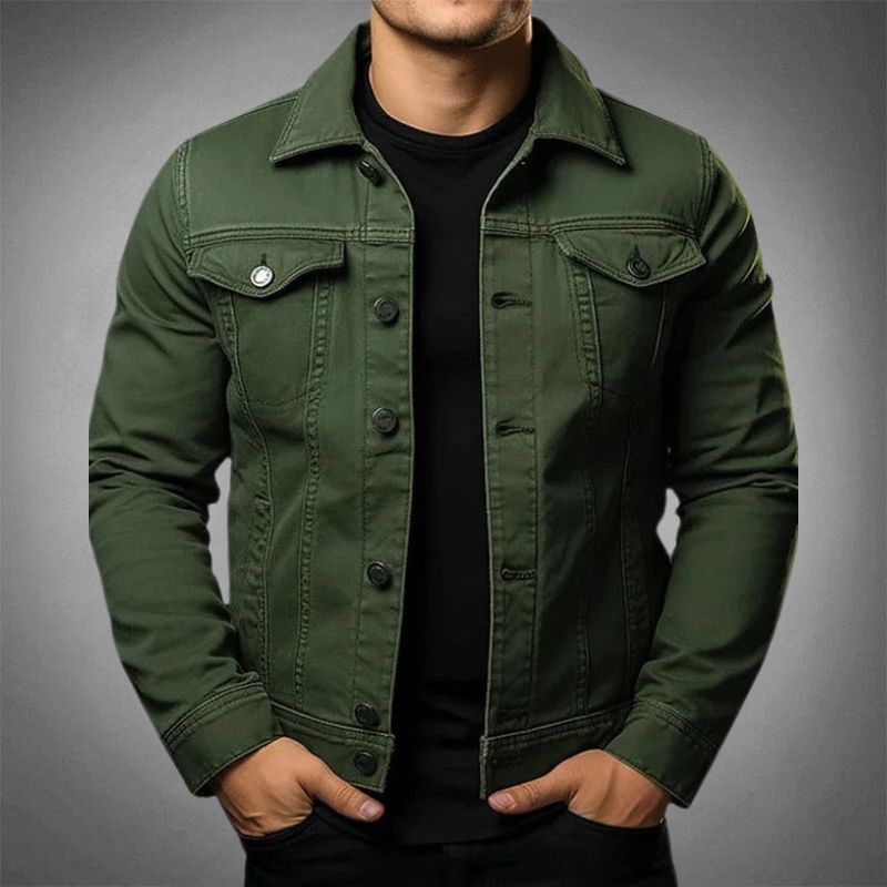 Elkanah | Veste En Jean Moderne Pour Homme