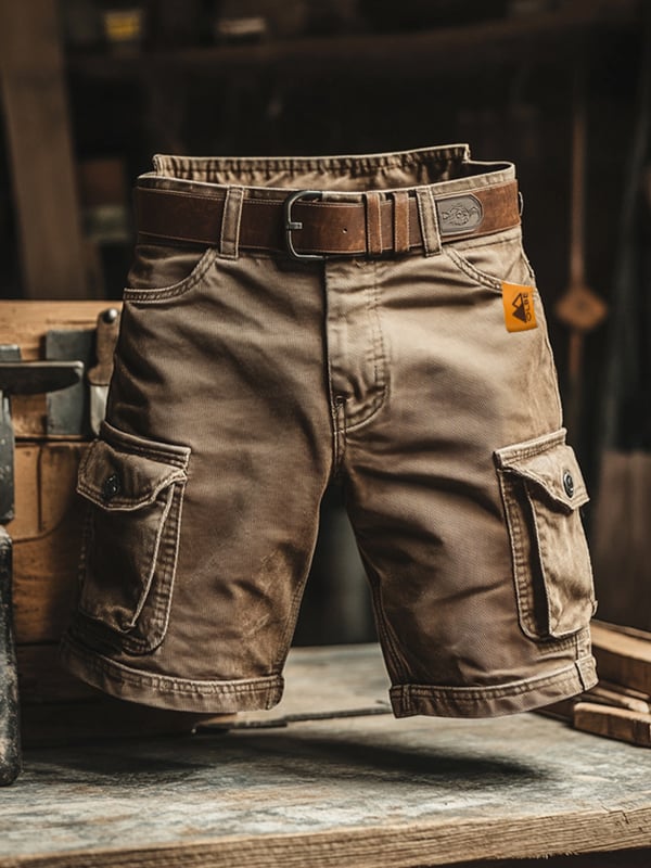 Gerd | Short Cargo Robuste Pour Homme – Multi-Poches