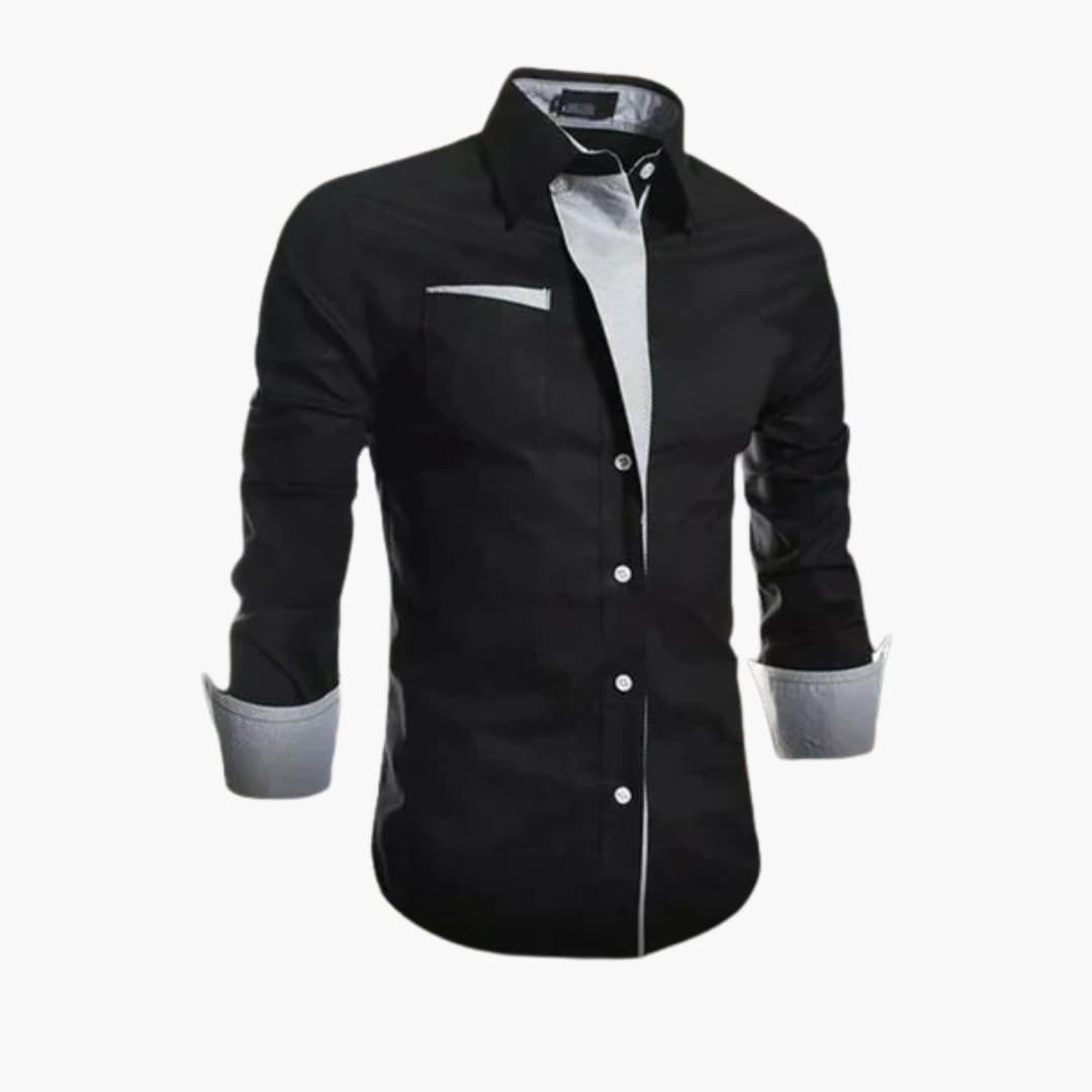 Alveron | Chemise Classique Pour Homme À Boutons