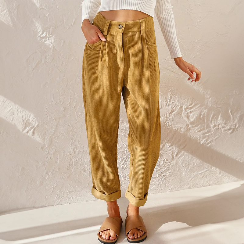Lola | Pantalon Taille Haute Élégant