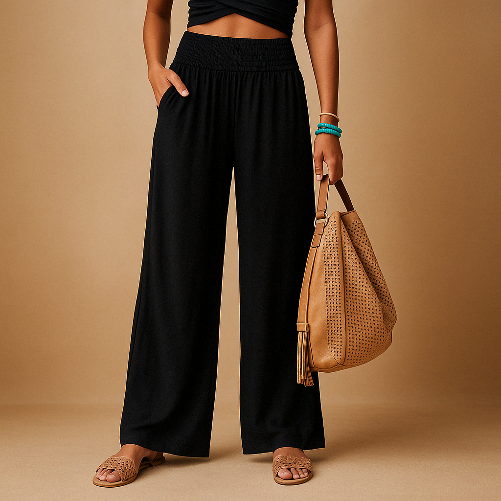Lasi | Pantalon En Lin Élégant Taille Haute Pour Femme