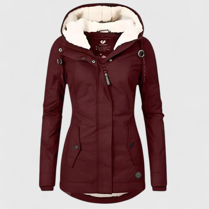 Seravia - Veste D'Hiver Imperméable Avec Capuche