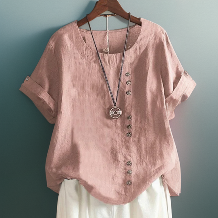 Isla | T Shirt Élégant À Boutons
