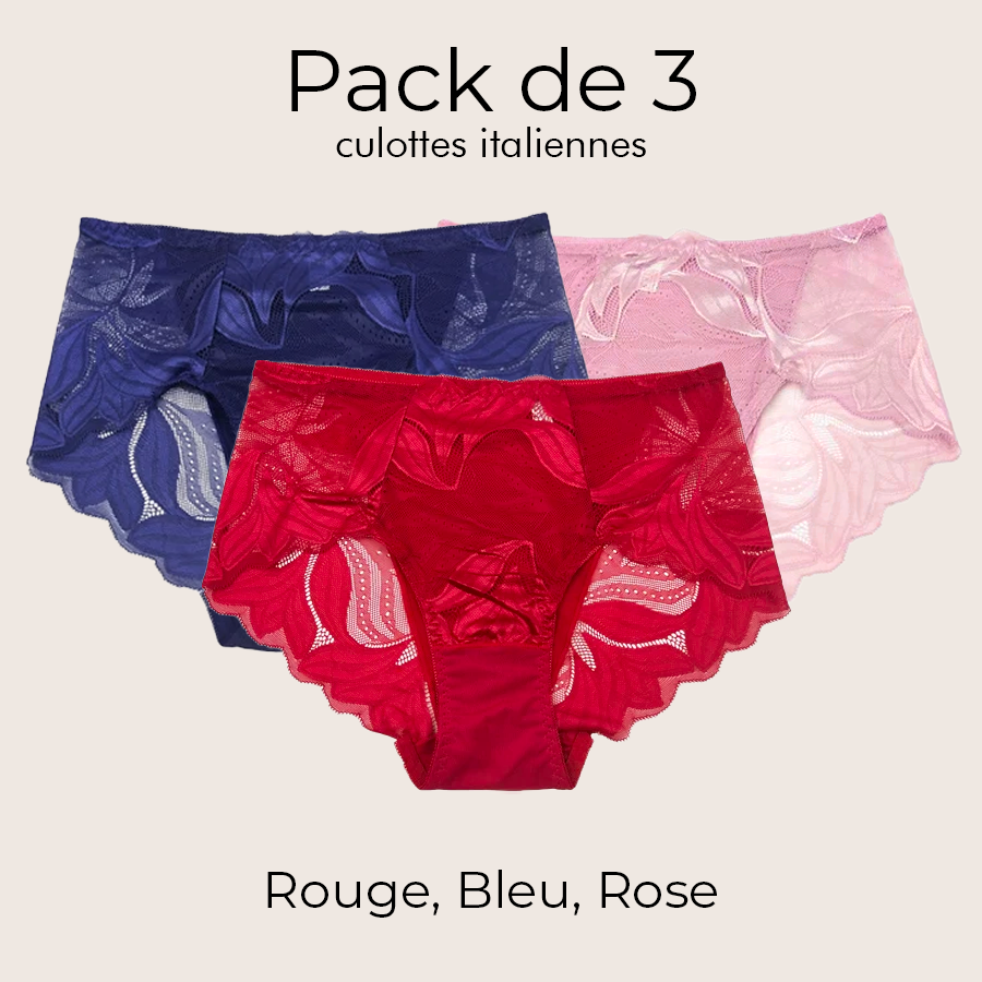 Lot De Culottes Italiennes En Soie Lucie Mode FR lot-de-culottes-italiennes-en-soie-lucie-mode-fr