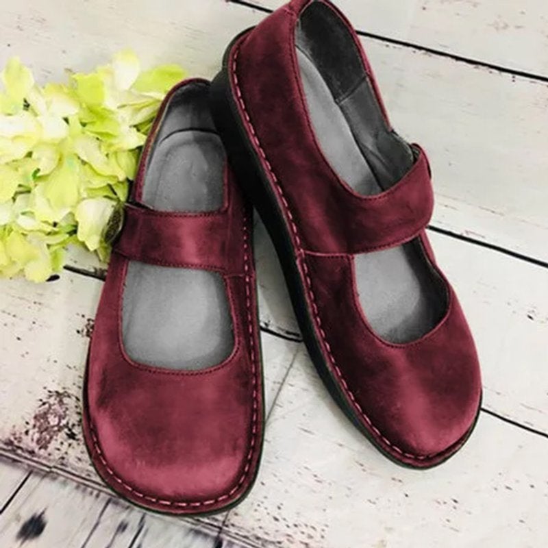 Vita | Femme Daim Brock sculpté Confortables Chaussures