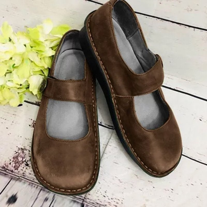 Vita | Femme Daim Brock sculpté Confortables Chaussures