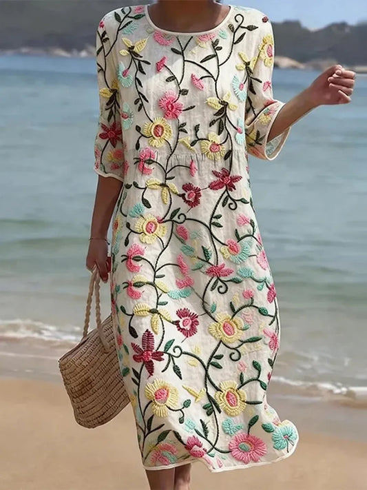 Rebecca | Élégante Robe Florale