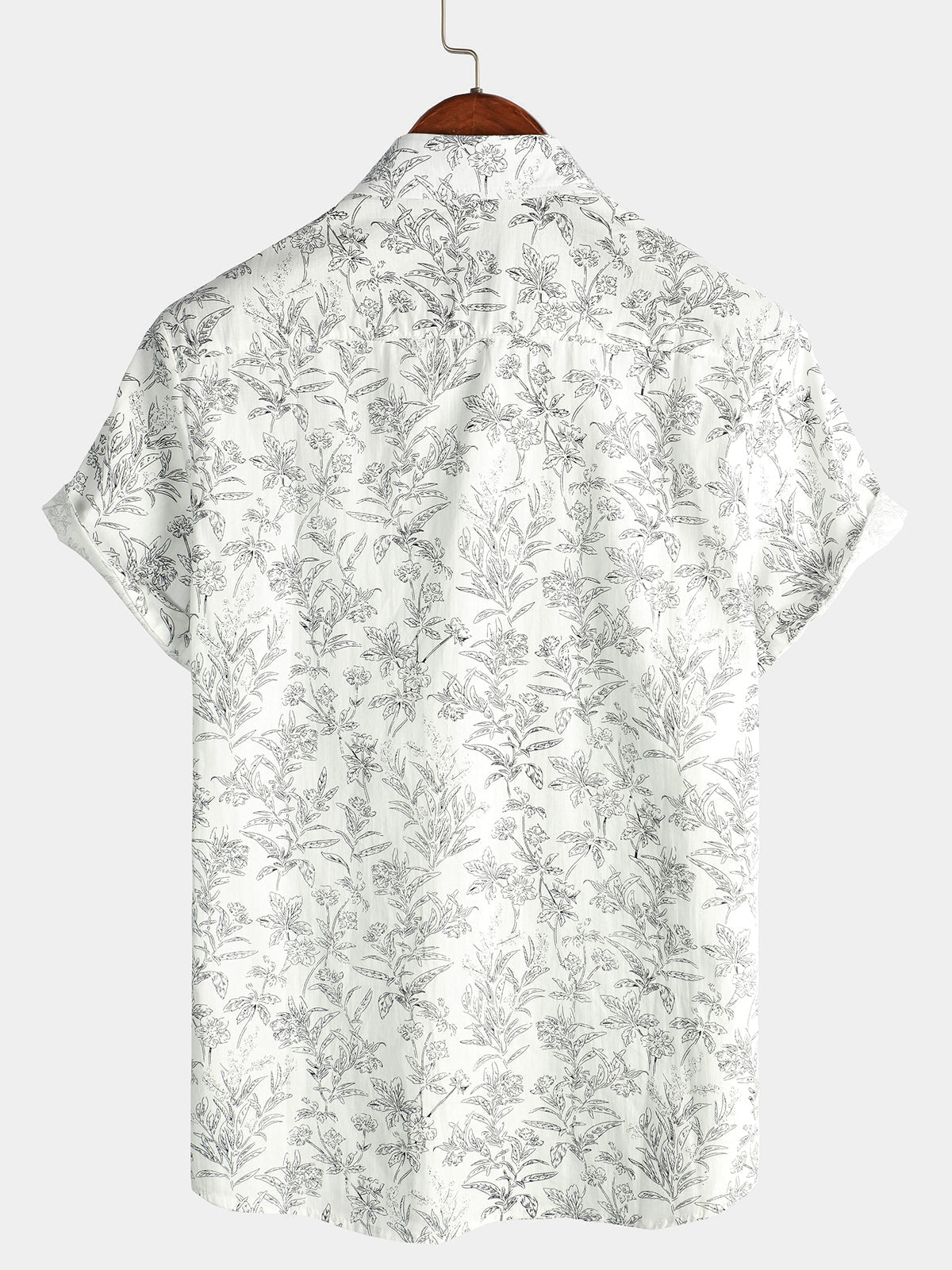 Zack | Chemise Hawaïenne En Coton Pour Homme À Manches Courtes