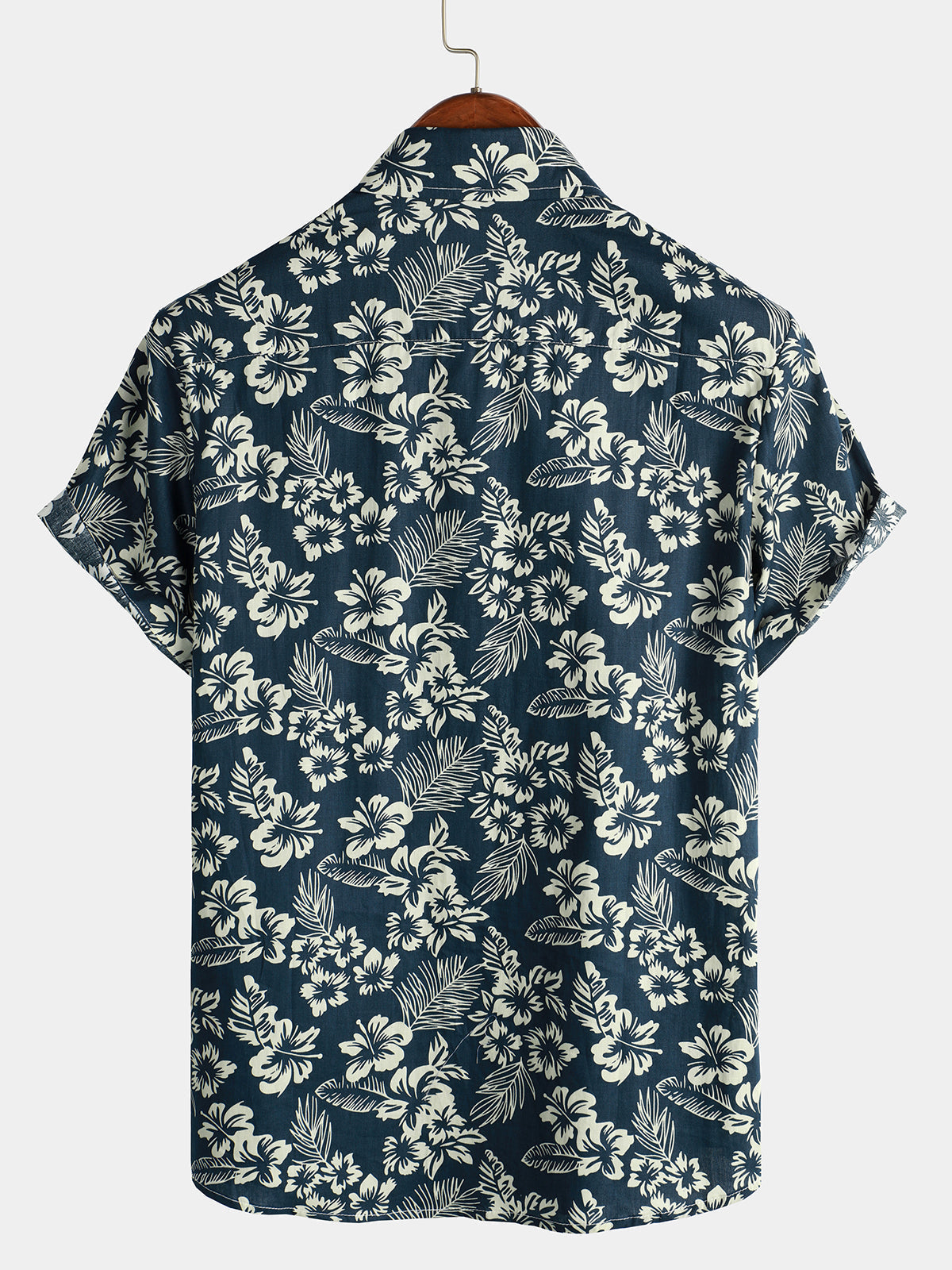 Zack | Chemise Hawaïenne En Coton Pour Homme À Manches Courtes