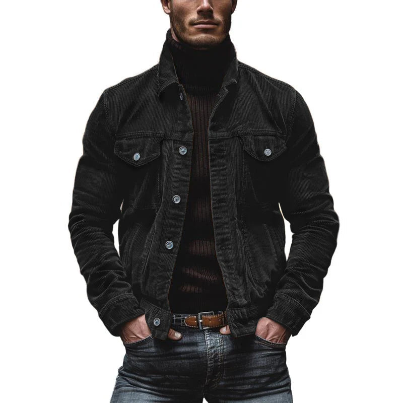 Eddie - Veste Rétro En Velours Côtelé Pour Hommes