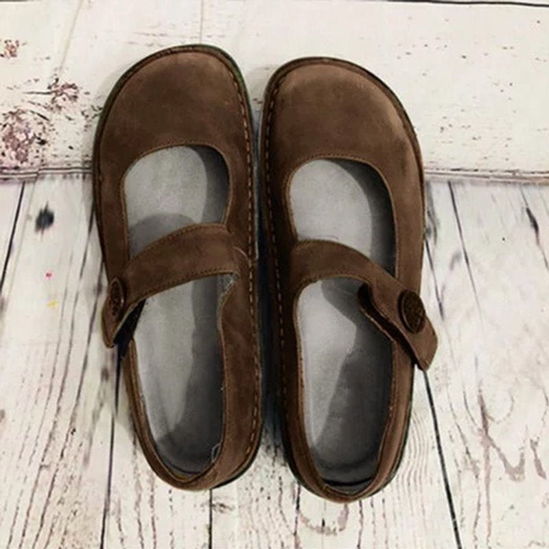 Vita | Femme Daim Brock sculpté Confortables Chaussures
