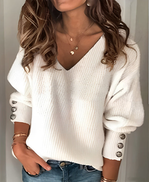 Beck | Pull Femme À Col En V