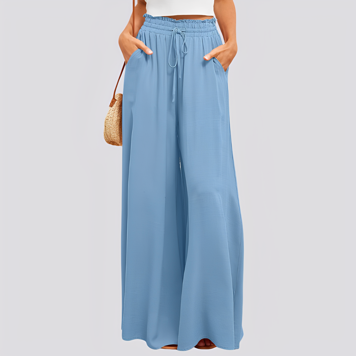 Verónica | Pantalon Décontracté Ample À Jambes Larges Pour Femme