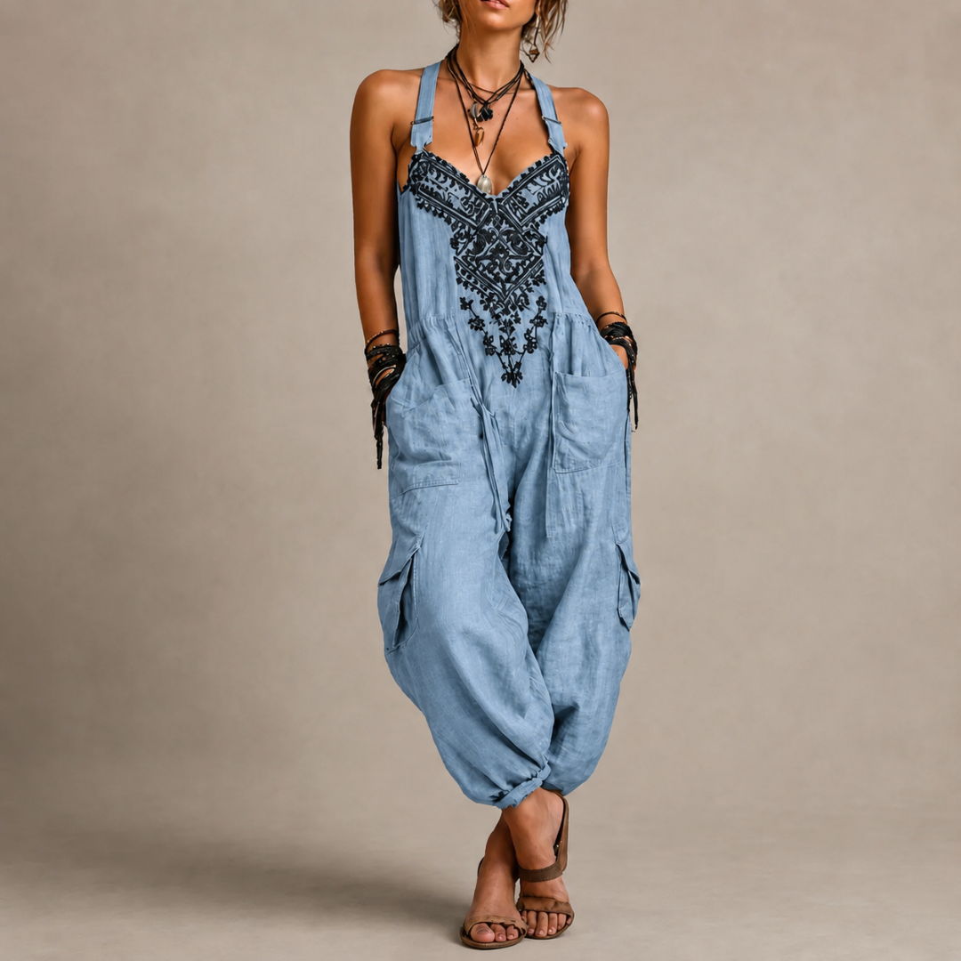 Astrid | Combinaison Bohème Brodée