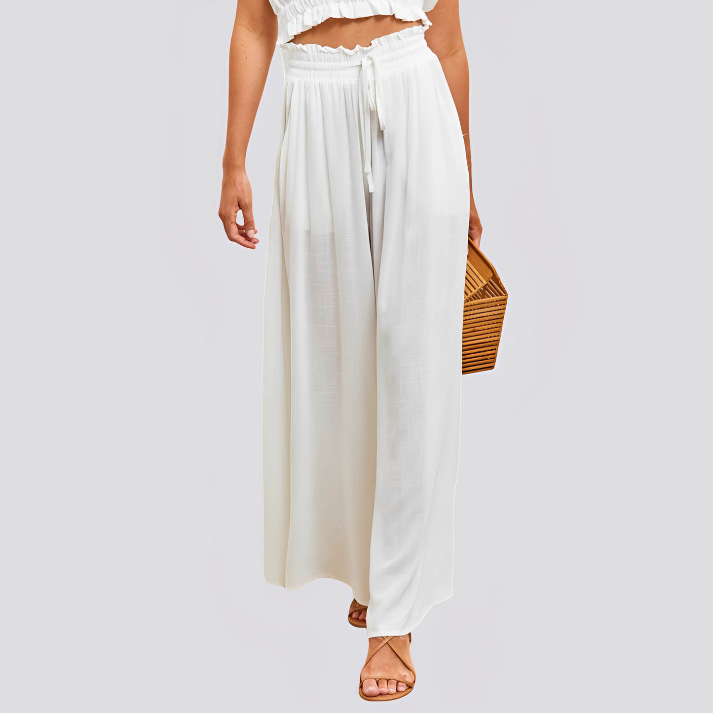 Verónica | Pantalon Décontracté Ample À Jambes Larges Pour Femme
