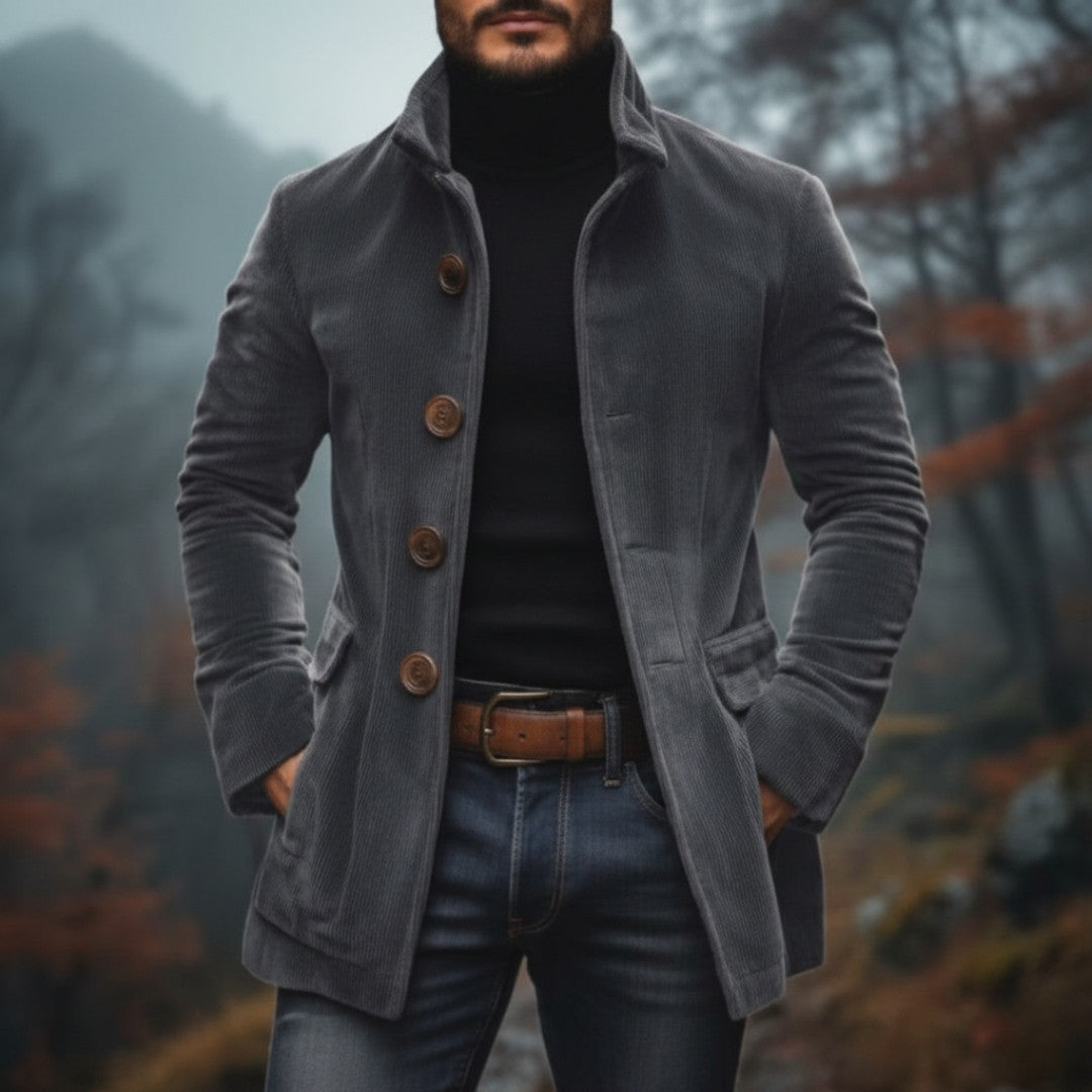 Roll | Veste Blazer Élégante En Velours Côtelé