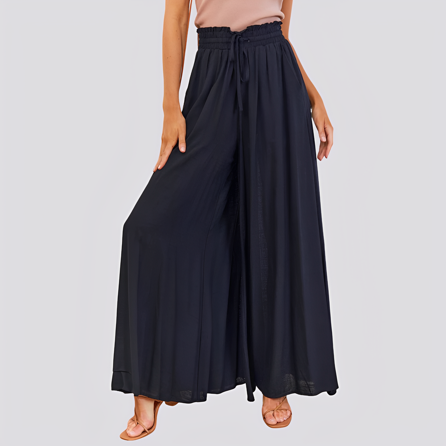 Verónica | Pantalon Décontracté Ample À Jambes Larges Pour Femme