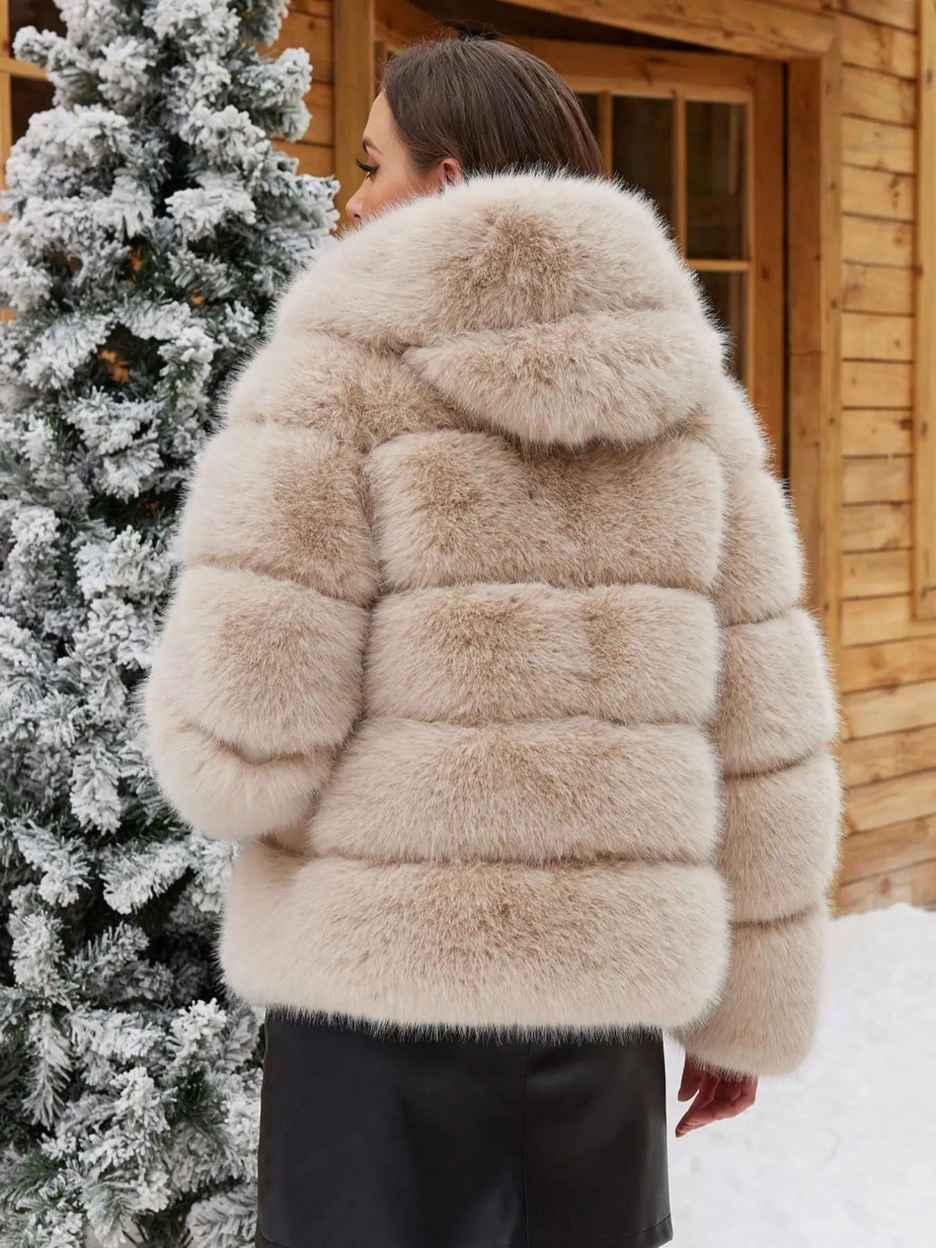 Aurélia | Manteau D’Hiver Élégant Avec Fausse Fourrure