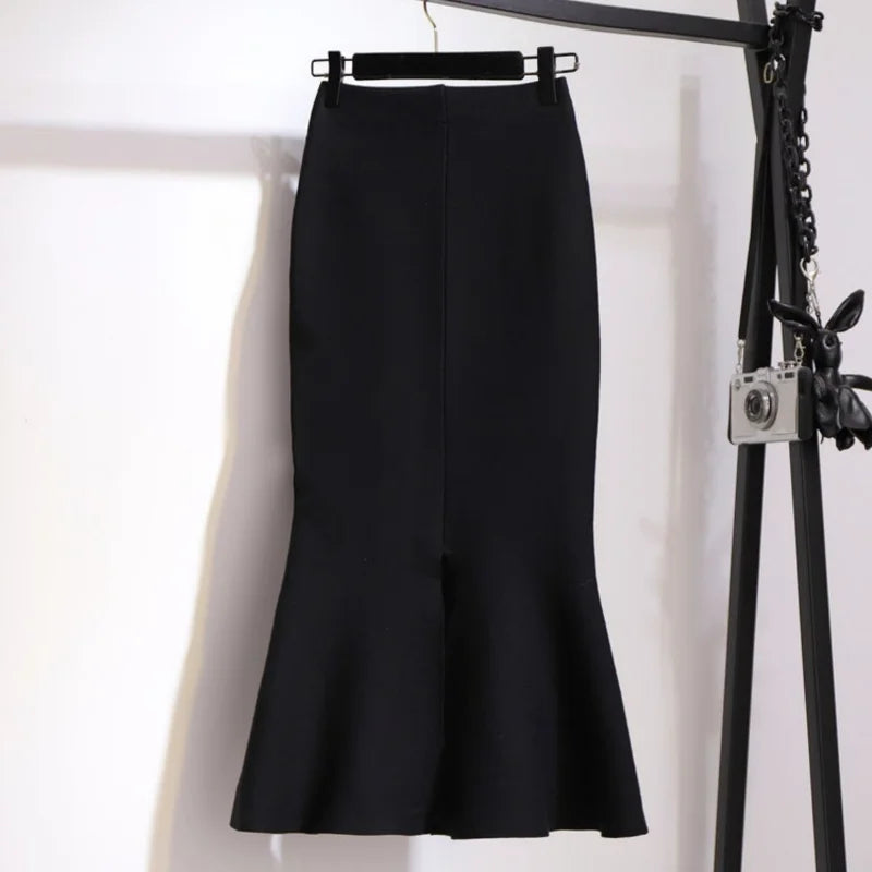 Jupe Trompette Houndstooth