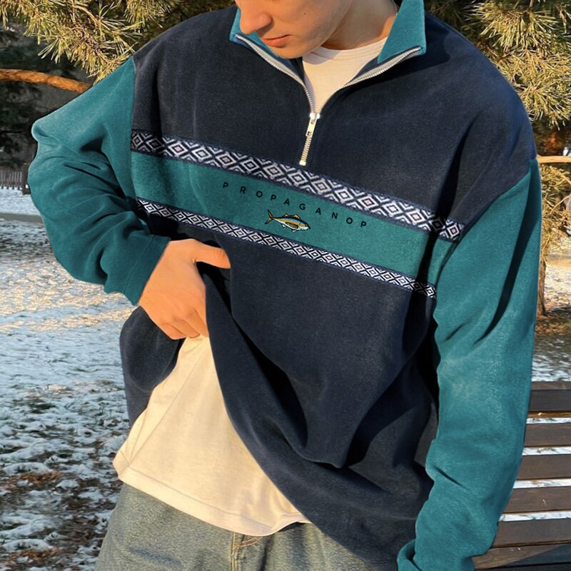 Elijah | Pull Élégant À Col Zippé