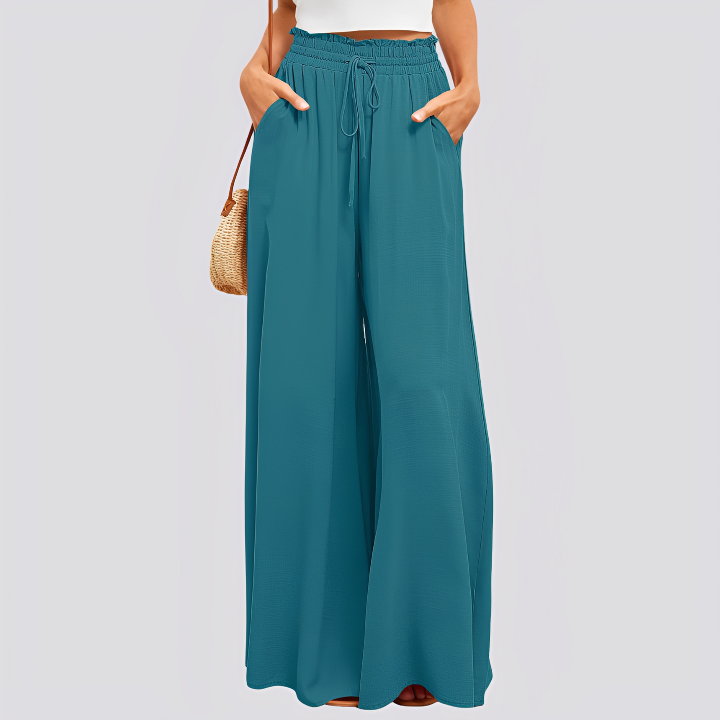 Verónica | Pantalon Décontracté Ample À Jambes Larges Pour Femme