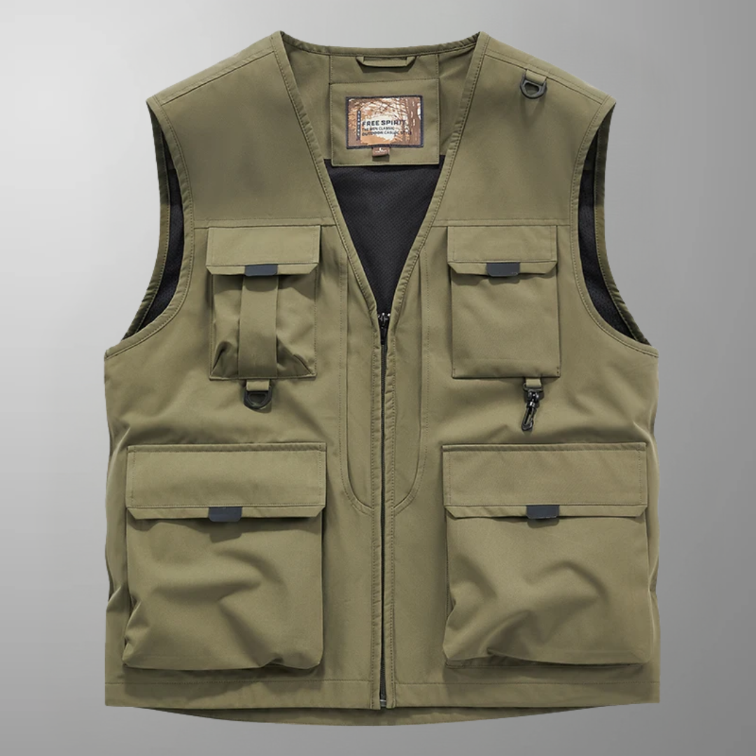 Eloïs – Gilet cargo respirant multi-poches