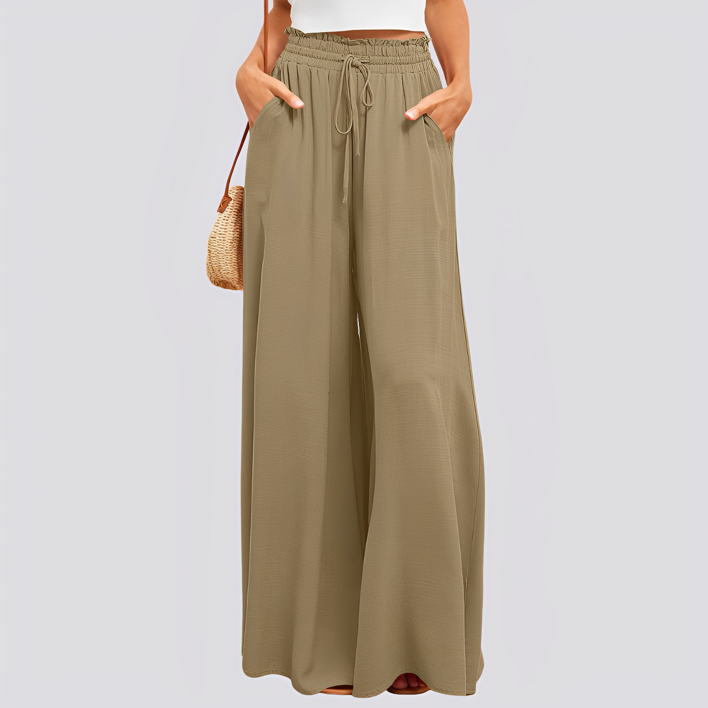 Verónica | Pantalon Décontracté Ample À Jambes Larges Pour Femme