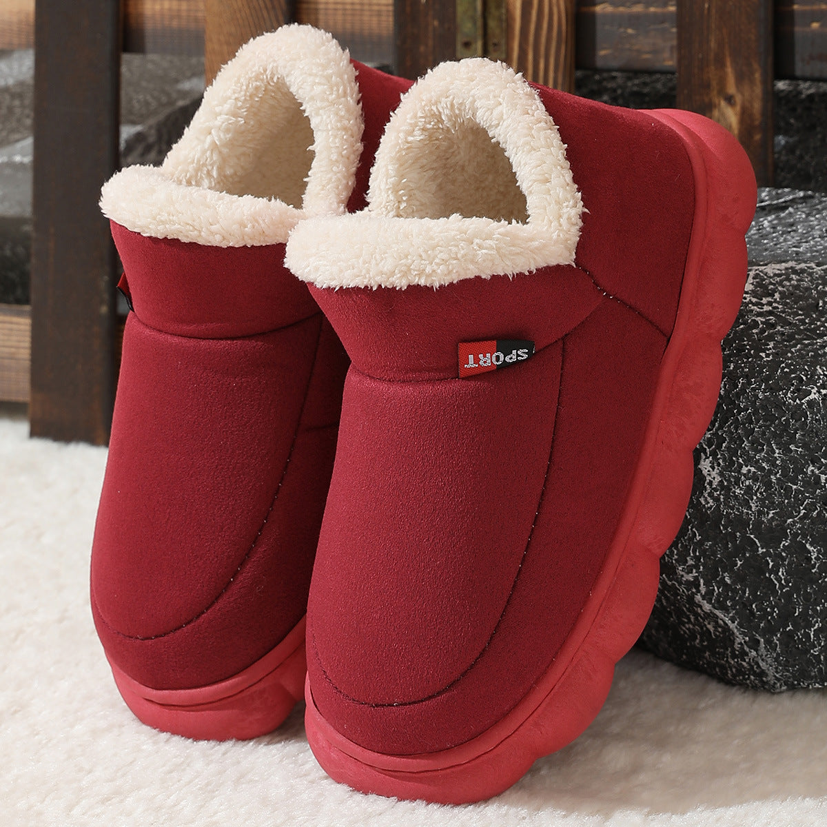 Rebecca - Sneakers En Peluche Chauds Et Stylés Pour Femmes