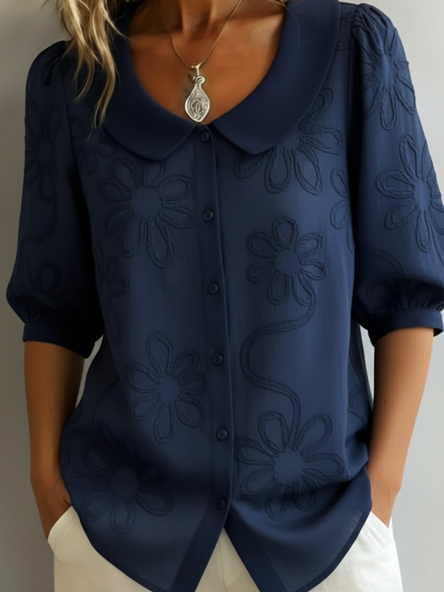 Aurélie | Blouse Élégante Fleurie