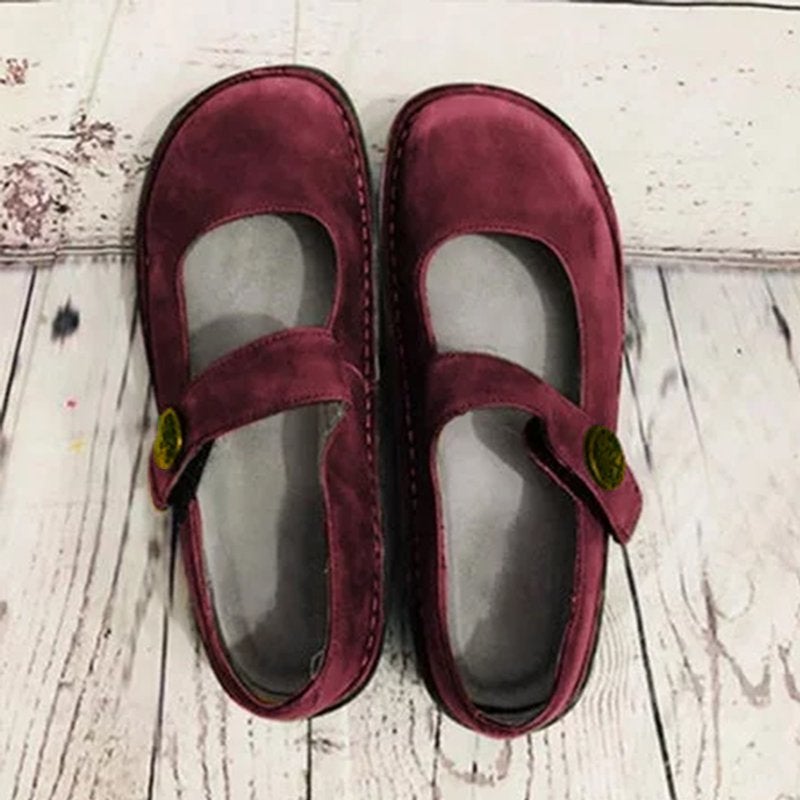 Vita | Femme Daim Brock sculpté Confortables Chaussures