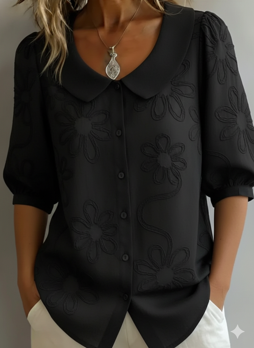 Aurélie | Blouse Élégante Fleurie