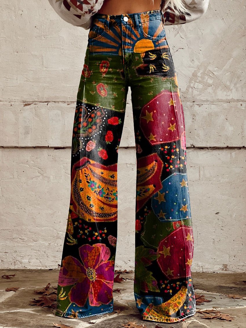Alizée | Pantalon Boho Vintage
