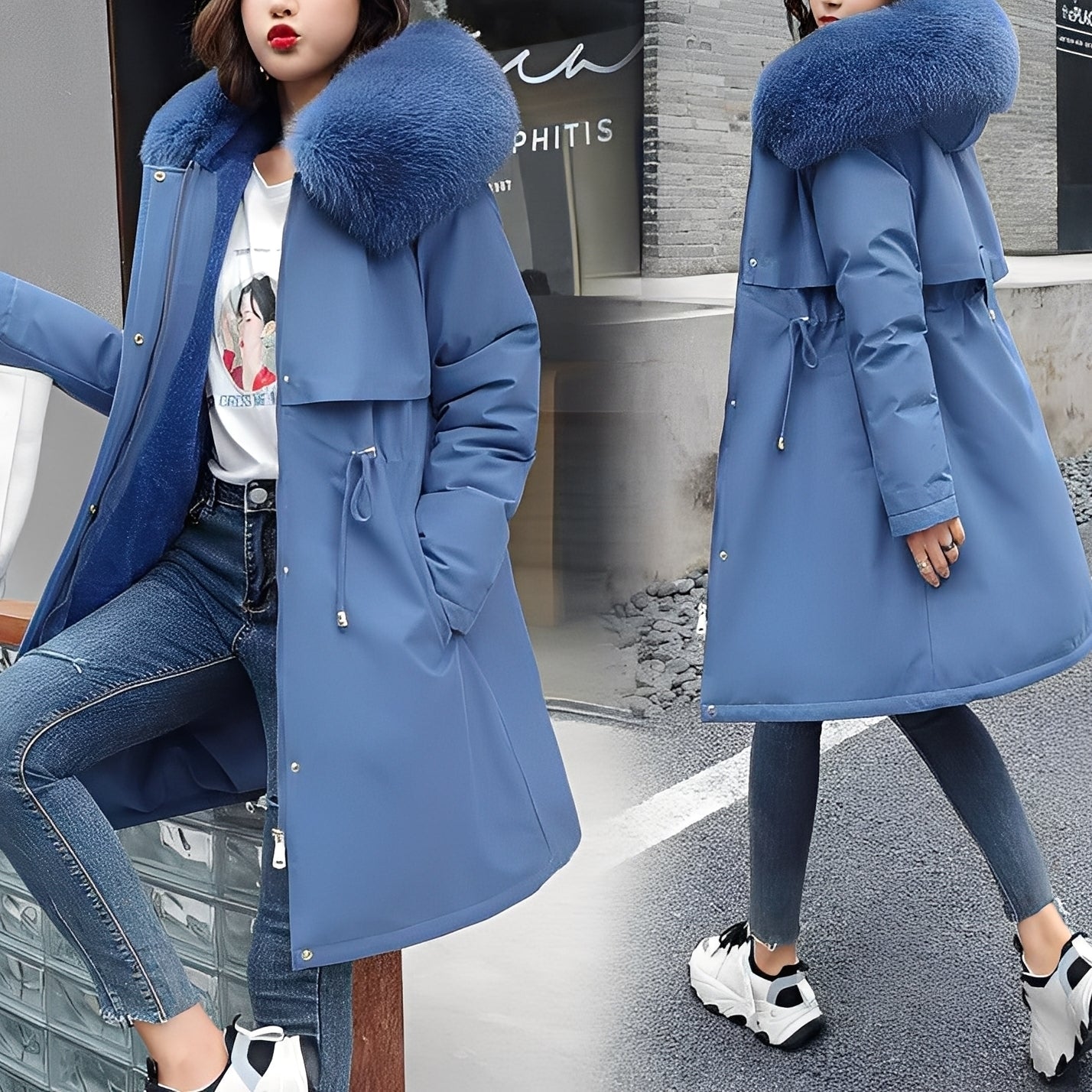 Evette | Manteau Chaud D’Hiver Pour Femme