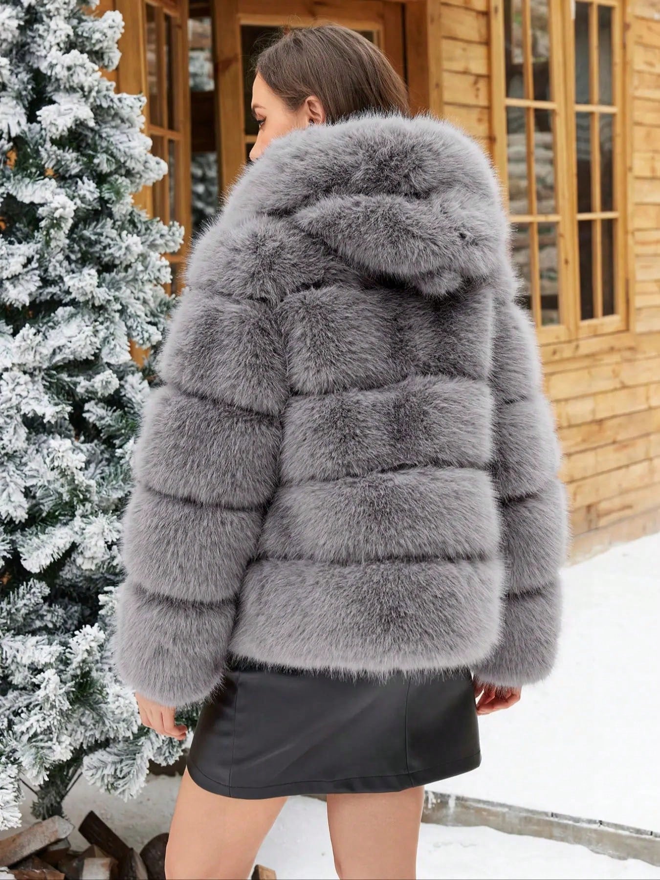 Aurélia | Manteau D’Hiver Élégant Avec Fausse Fourrure