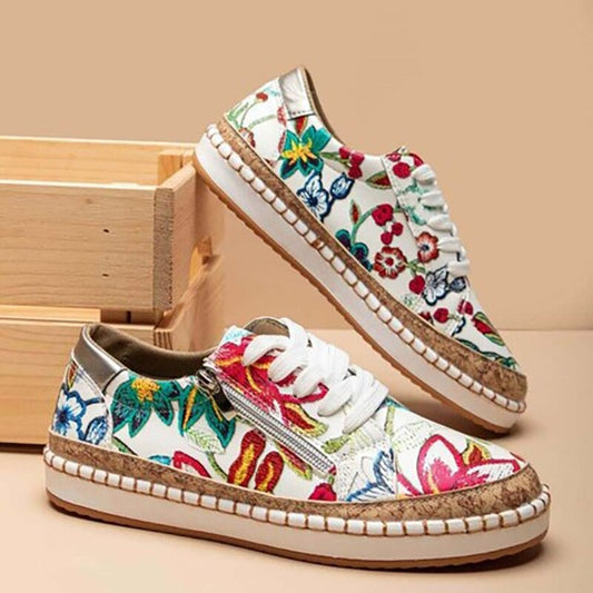 Amelie | Baskets À Motifs Floraux Pour Femmes