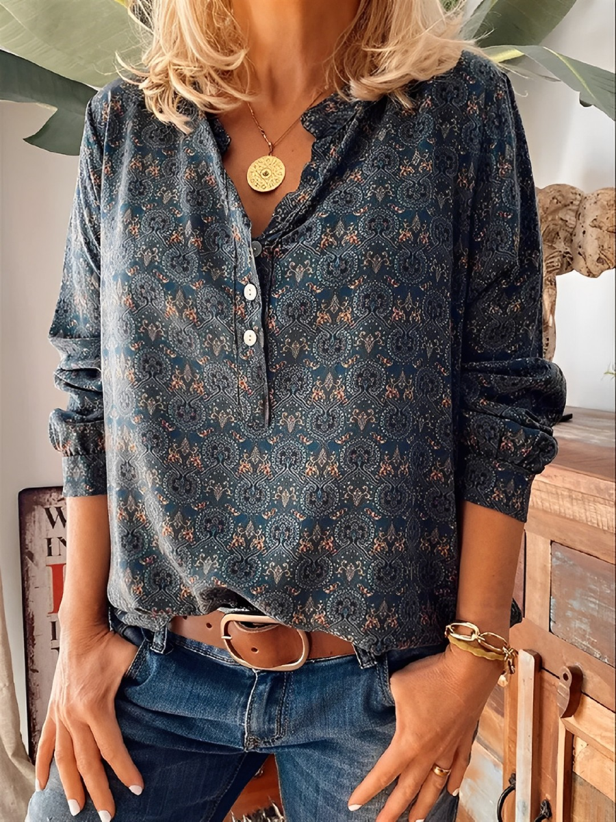Adelinde - Blouse d'Été Vintage