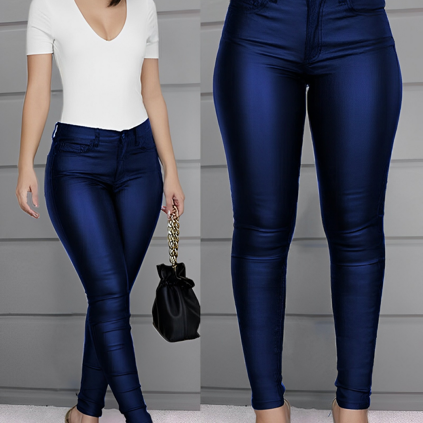 Pellechic | Pantalon Ajusté Élégant