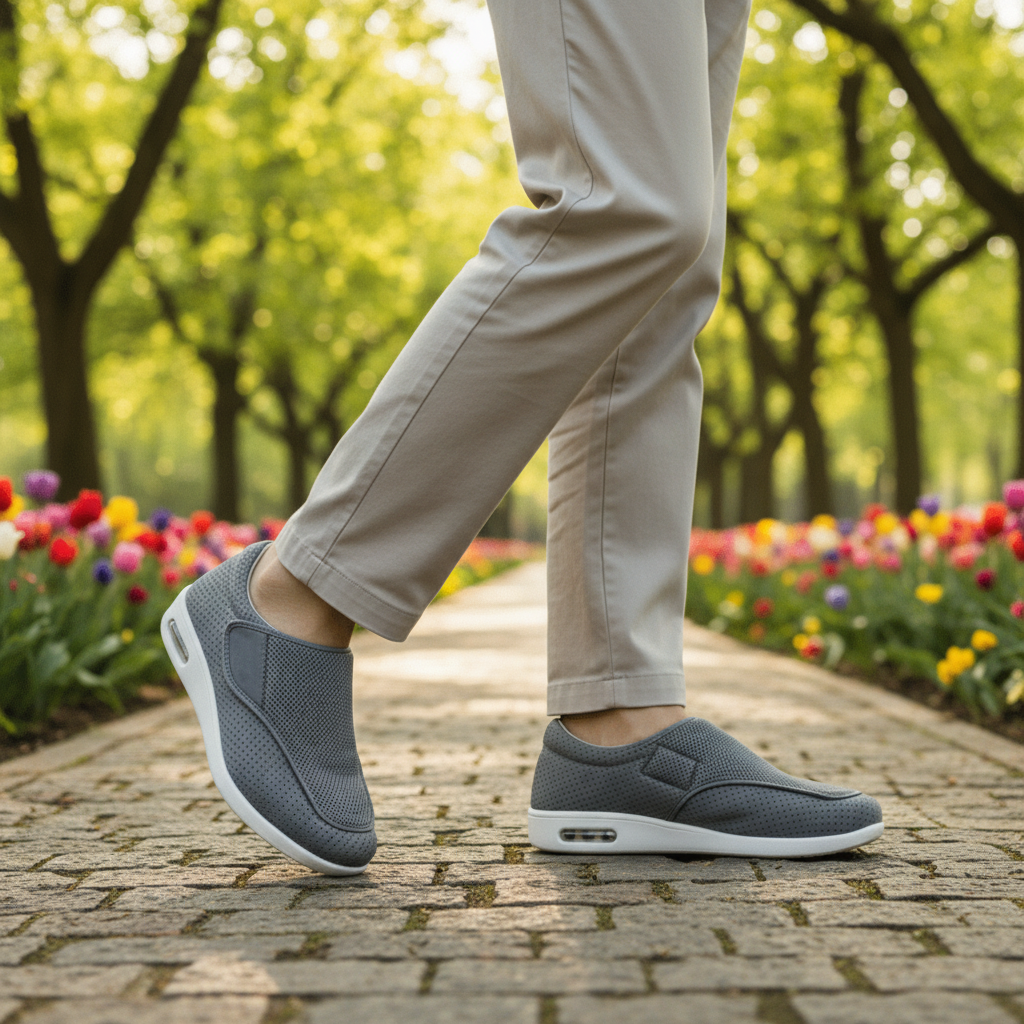 COMFORTFIT WIDE – Diabetikerschuhe mit Memory Foam-Einlegesohle für geschwollene Füße 1