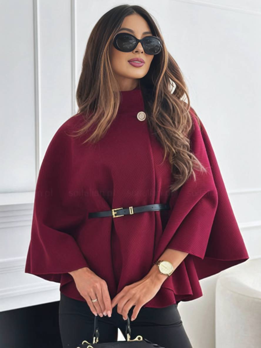 Leal | Court Poncho Manteau Femme