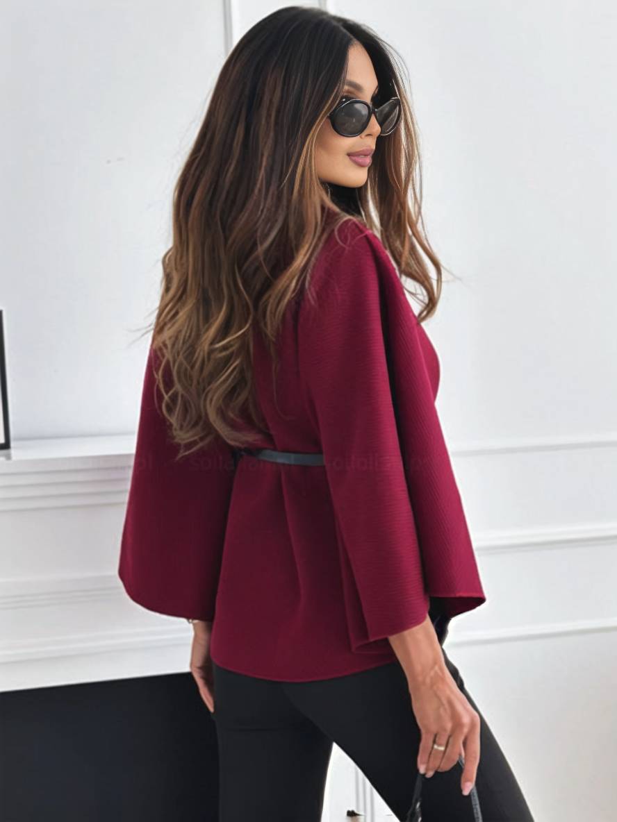 Leal | Court Poncho Manteau Femme