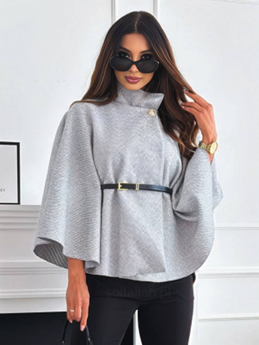 Leal | Court Poncho Manteau Femme
