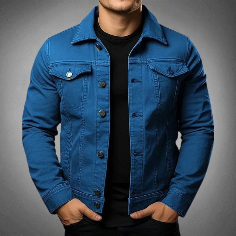 Elkanah | Veste En Jean Moderne Pour Homme