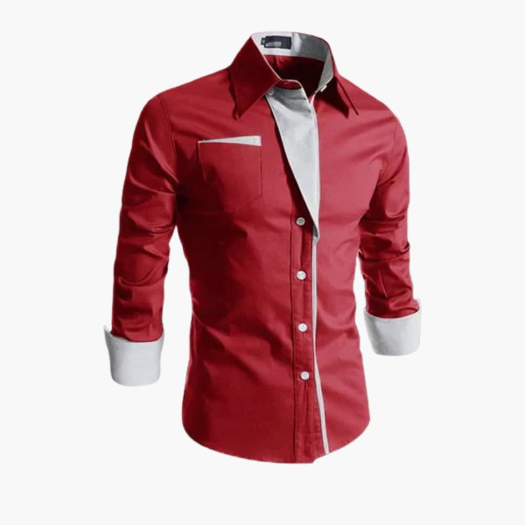 Alveron | Chemise Classique Pour Homme À Boutons