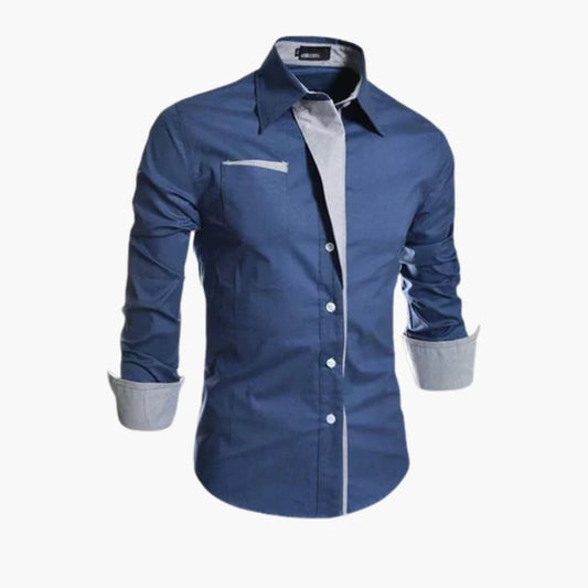 Alveron | Chemise Classique Pour Homme À Boutons