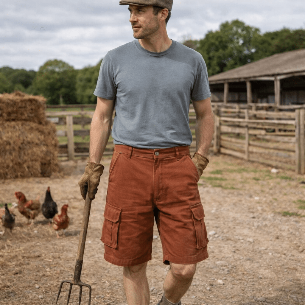 Abramo | Short Cargo Confortable Pour Homme Avec De Nombreuses Poches