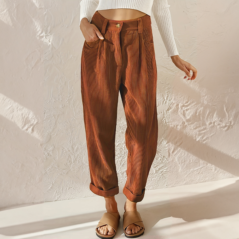 Lola | Pantalon Taille Haute Élégant